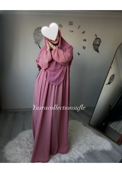 Ayrobin Elbise ve Kısa Sufle 2’li Takım modelleri