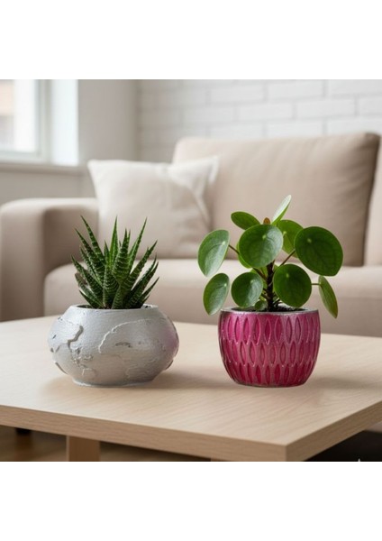 7212 El Yapımı Dünya ve Özgün Tasarım Dekoratif Saksı