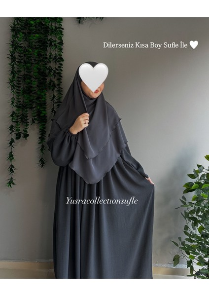 Ayrobin Elbise ve Kısa Sufle 2’li Takım modelleri