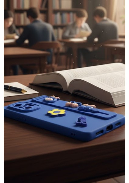 Redmi Note 10 Pro Uyumlu Kılıf Mavi Renk 3D Figürlü Darbe Emici Yumuşak Silikon Kapak fiyatları