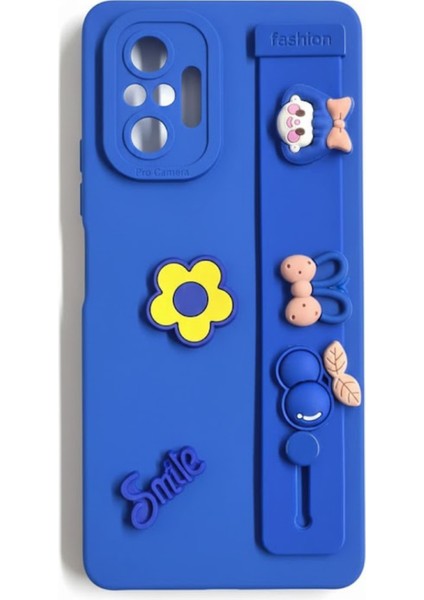 Redmi Note 10 Pro Uyumlu Kılıf Mavi Renk 3D Figürlü Darbe Emici Yumuşak Silikon Kapak fırsatları