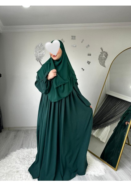 Ayrobin Elbise ve Kısa Sufle 2’li Takım