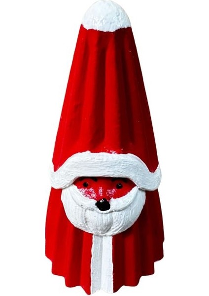 9531 El Yapımı Noel Baba Detaylı Kırmızı Biblo - 6 x 12 cm modelleri