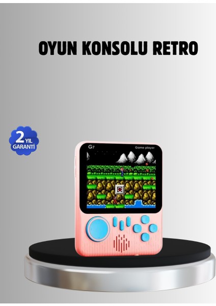 Sptrns Retro Oyun Konsolu – 3.5 Inç Ekran, 666 Klasik Oyun, Tv Bağlantılı