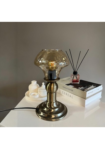 Melk Cam Bal Rengi Masa Lambası Dekoratif Masaüstü Aydınlatma Hol Abajur Yatak Odası Başucu Lamba modelleri