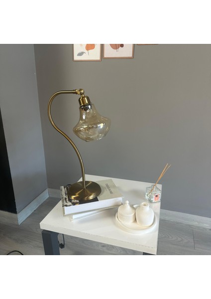 Melk Cam Bal Rengi Masa Lambası Dekoratif Masaüstü Aydınlatma Hol Abajur Yatak Odası Başucu Lamba fiyatları