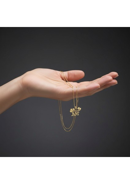 14 Ayar Altın Kolye Ucu F&k GM11439 0.5 gr fiyatları