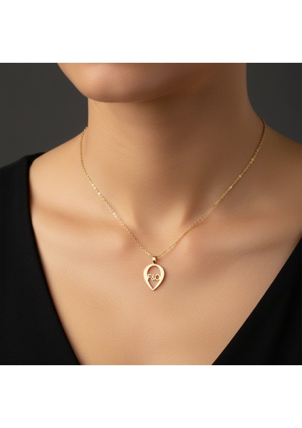 14 Ayar Altın Kolye Ucu F&o GM11476 1 gr