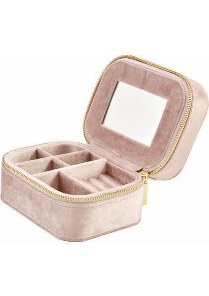 Küpeler, Yüzükler, Kadife Mücevher Kutusu, Taşınabilir Mücevher Saklama Kutusu (Yurt Dışından)