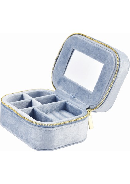 Küpeler, Yüzükler, Kadife Mücevher Kutusu, Taşınabilir Mücevher Saklama Kutusu (Yurt Dışından)