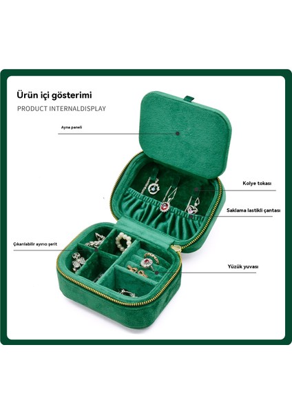 Küpeler, Yüzükler, Kadife Mücevher Kutusu, Taşınabilir Mücevher Saklama Kutusu (Yurt Dışından) fiyatları