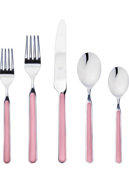 12 Kişilik Fantasia Pink Çatal Kaşık Bıçak Takımı 72 Parça