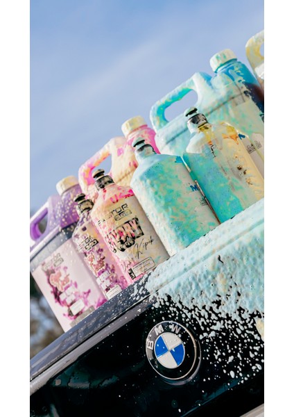 Pembe Mor Sarı Mavi Renkli Oto Araç Araba Yıkama Köpüğü Yüksek Basınçlı Yıkama Pompası Set Rengini Kendin Seç Seçenekli fiyatları