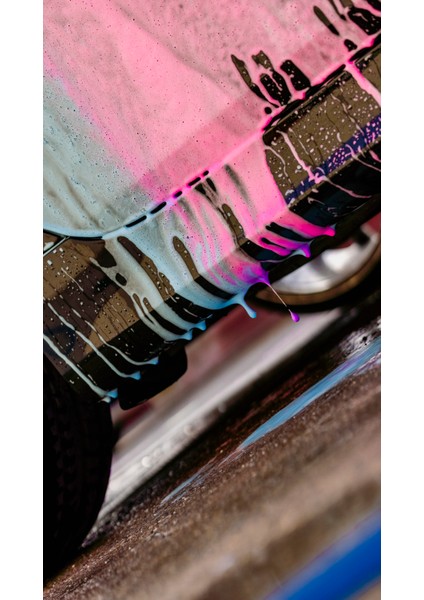 Pembe Mor Sarı Mavi Renkli Oto Araç Araba Yıkama Köpüğü Yüksek Basınçlı Yıkama Pompası Set Rengini Kendin Seç Seçenekli