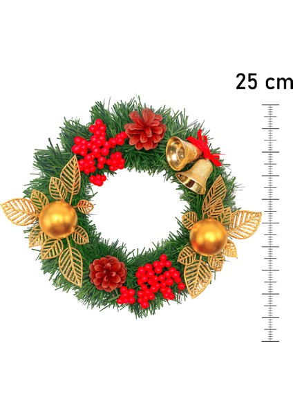 Yılbaşı Kapı Süsü 24 cm modelleri