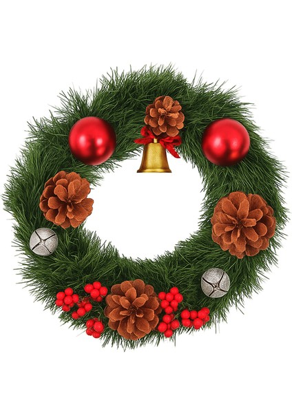 Yılbaşı Kapı Süsü 24 cm indirimleri