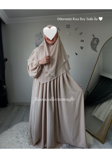 Ayrobin Elbise ve Kısa Sufle 2’li Takım fiyatları