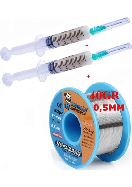 Anakart Tamir Seti Lehim Teli Flux Lehim Toplama 0,5mm