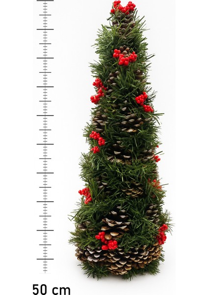 Dekoratif Doğal Piramit 50CM Süs fiyatları