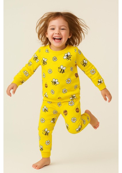 Karakter Desenli Erkek Çocuk Pijama Takımı