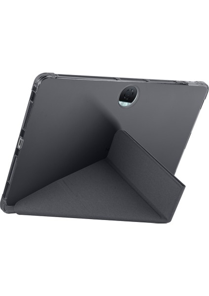 Honor Pad 9 2024 12.1 Inch Uyumlu Trifolding Kalem Bölmeli Arkası Yumuşak Silikon Kılıf indirimleri