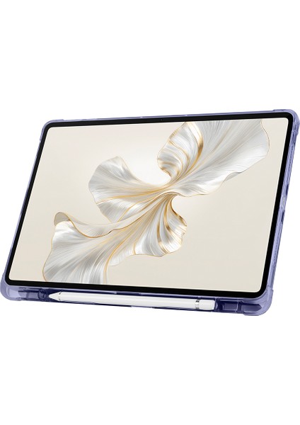 Honor Pad 9 2024 12.1 Inch Uyumlu Trifolding Kalem Bölmeli Arkası Yumuşak Silikon Kılıf fırsatları