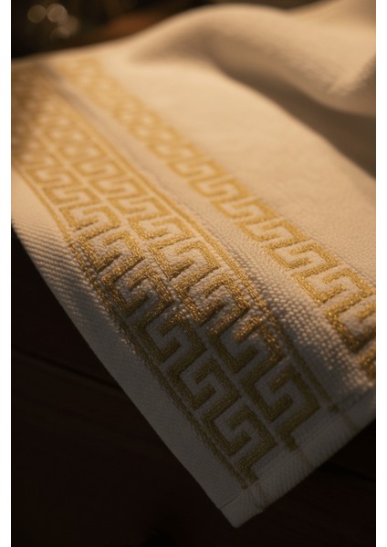 Greek Desen Havlu 600GR 90X150 | %100 Pamuk-Tekli-Krem-Banyo-Mutfak-Desenli fırsatları