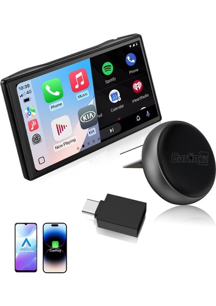 Carlinkit Mini Ultra-3 5.4 Blutooth Versiyon Kablosuz Carplay & Android Auto Adapter – Wired Carplay/android Auto’yu Kablosuza Çeviren Plug & Play Dongle