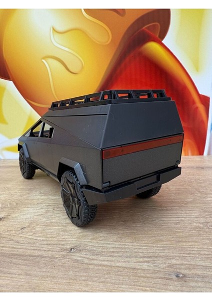 Tesla Cybertruck 1:24 Diecast Tesla Cybertruck Model Araba Sesli Işıklı Diecast Araba modelleri