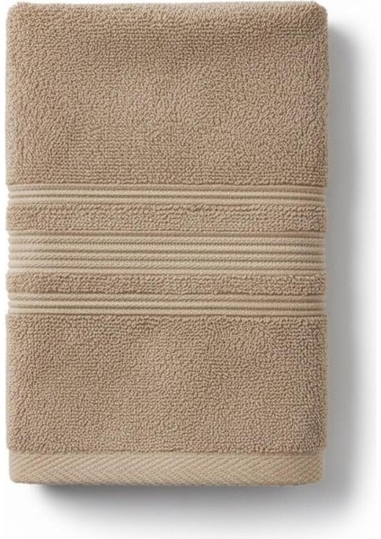 El Havlusu 50X90 | 3'lü Set - %100 Pamuk - Sütlü Kahve - Yumuşak Doku