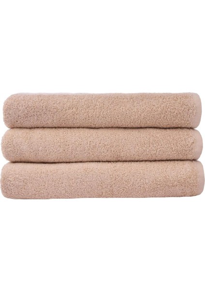 Banyo Havlusu 90X150 | 6'lı SET-%100 Pamuk-Bej-Yumuşak Doku fırsatları
