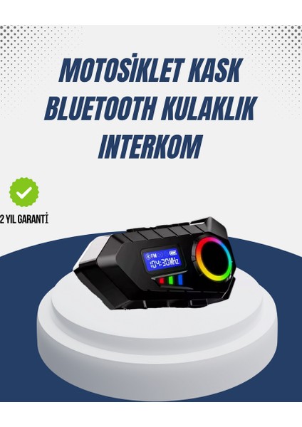 Sptrns Kablosuz Bluetooth Interkom IP65 Suya Dalı 40MM Hd Ses ve 40 Saat Pil
