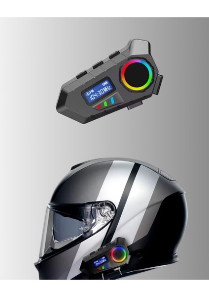 Sptrns Kablosuz Bluetooth Interkom IP65 Suya Dalı 40MM Hd Ses ve 40 Saat Pil indirimleri