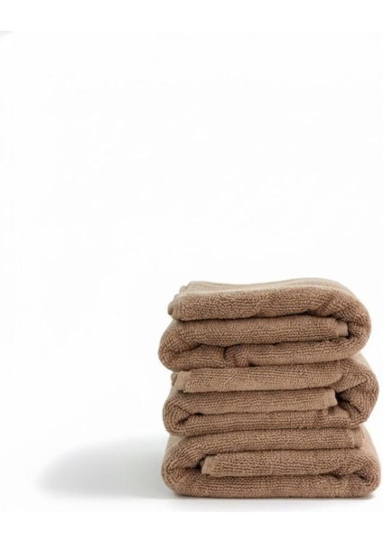 El Havlusu 50X90 | 6'lı Set - %100 Pamuk - Sütlü Kahve - Yumuşak Doku modelleri