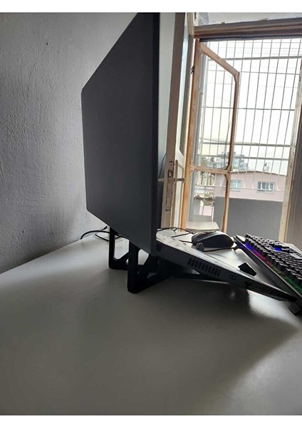 Katlanabilir Laptop Standı Ergonomik Katlanabilir Taşınabilir Laptop Sehpası Ofis ve Ev Kullanımı
