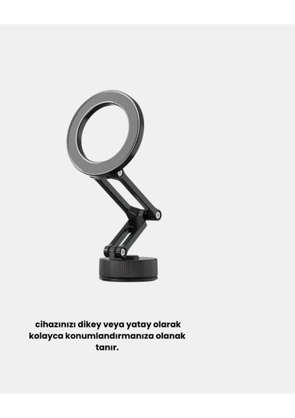 Sptrns Manyetik Katlanabilir Araç Telefon Tutucu – Magsafe Uyumlu, 360° Ayarlanabilir, Güçlü Mıknatıs indirimleri