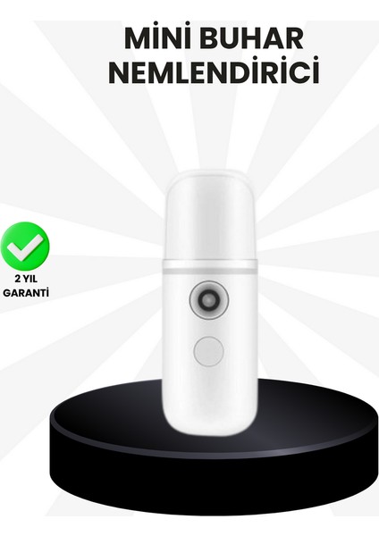 Sptrns Kablosuz Şarjlı Mini Buhar Nemlendirici – Cilt ve Ortam Için Taşınabilir Akıllı Cihaz