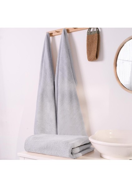 Banyo Havlusu 90X150 | 6'lı SET-%100 Pamuk-Gri-Yumuşak Doku fiyatları