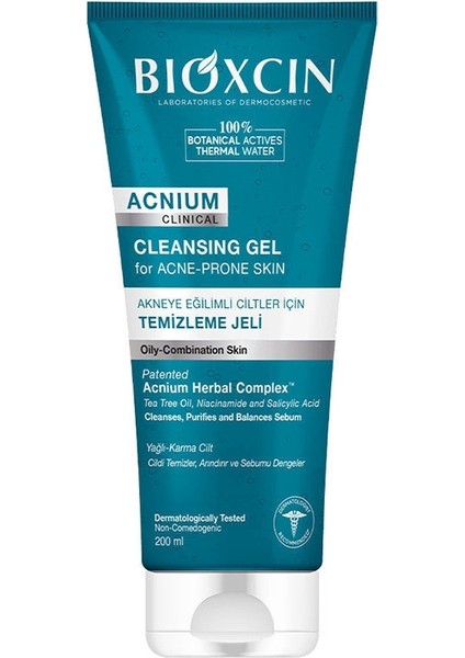 Acnium Yüz Yıkama Jeli Sivilce Karşıtı Etki 200 ml Akneli Ciltler İçin