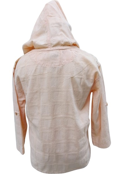 Erkek Çocuk Kapüşonlu Kanguru Cepli Pamuk Gömlek – Yumuşak Kumaş, Katlanabilir Kol fırsatları