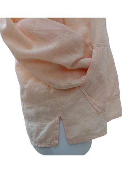 Erkek Çocuk Kapüşonlu Kanguru Cepli Pamuk Gömlek – Yumuşak Kumaş, Katlanabilir Kol