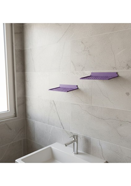 Duvara Yapışan Sabunluk Banyo & Mutfak Için Dayanıklı Organizer Sabun Sünger Düzenleyici Raf 2 Adet fırsatları