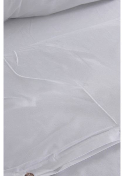 Çarşaflı Pamuk Nevresim Takımı Düz Renk Beyaz - Tek Kişilik indirimleri