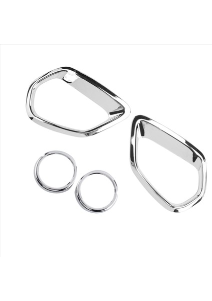 2016-2020 Abs Krom Ön ve Arka Sis Farı Kapağı Dekoratif Çerçeve (Yurt Dışından) modelleri