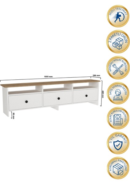 Gandias Tv Sehpası 180 cm