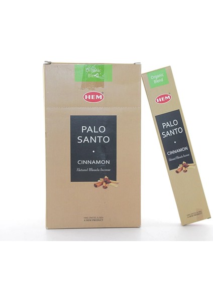 Hem Orgnaic Blend Series Palo Santo Cinnamon Masala Aromalı Çubuk Tütsü 15 gr