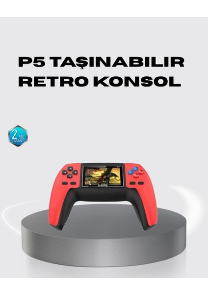 Sptrns Taşınabilir Retro Oyun Konsolu – 520 Efsane Oyun Tek Cihazda