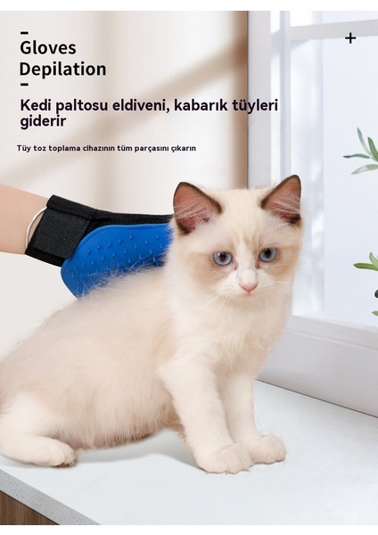 Kedi Okşama Eldivenleri, Kedi Malzemeleri ve Silikon Köpek Tüyü Temizleyicileri Gibi Evcil Hayvan Malzemeleri. (Yurt Dışından) fiyatları