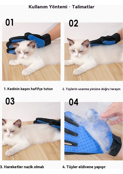 Kedi Okşama Eldivenleri, Kedi Malzemeleri ve Silikon Köpek Tüyü Temizleyicileri Gibi Evcil Hayvan Malzemeleri. (Yurt Dışından) modelleri