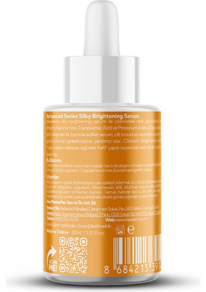 Idea Derma Advanced Series Silky Brightening Serum 30 ml fırsatları
